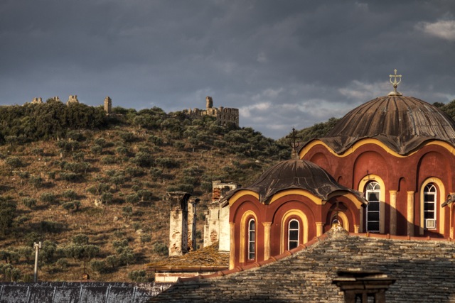 Ватопедский монастырь, Святая гора Афон, Греция, 2011 год
