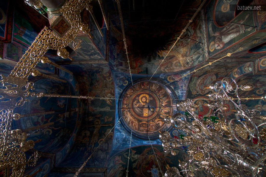 Соборный храм Ватопедского монастыря, фрески